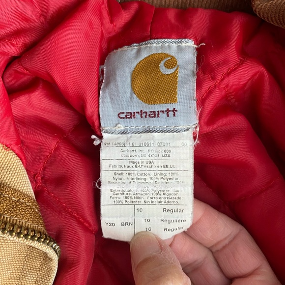 Boys Carhartt jacket size 10 - Picture 2 of 2